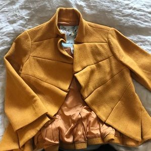 ANTHROPOLOGIE Tabitha gold jacket